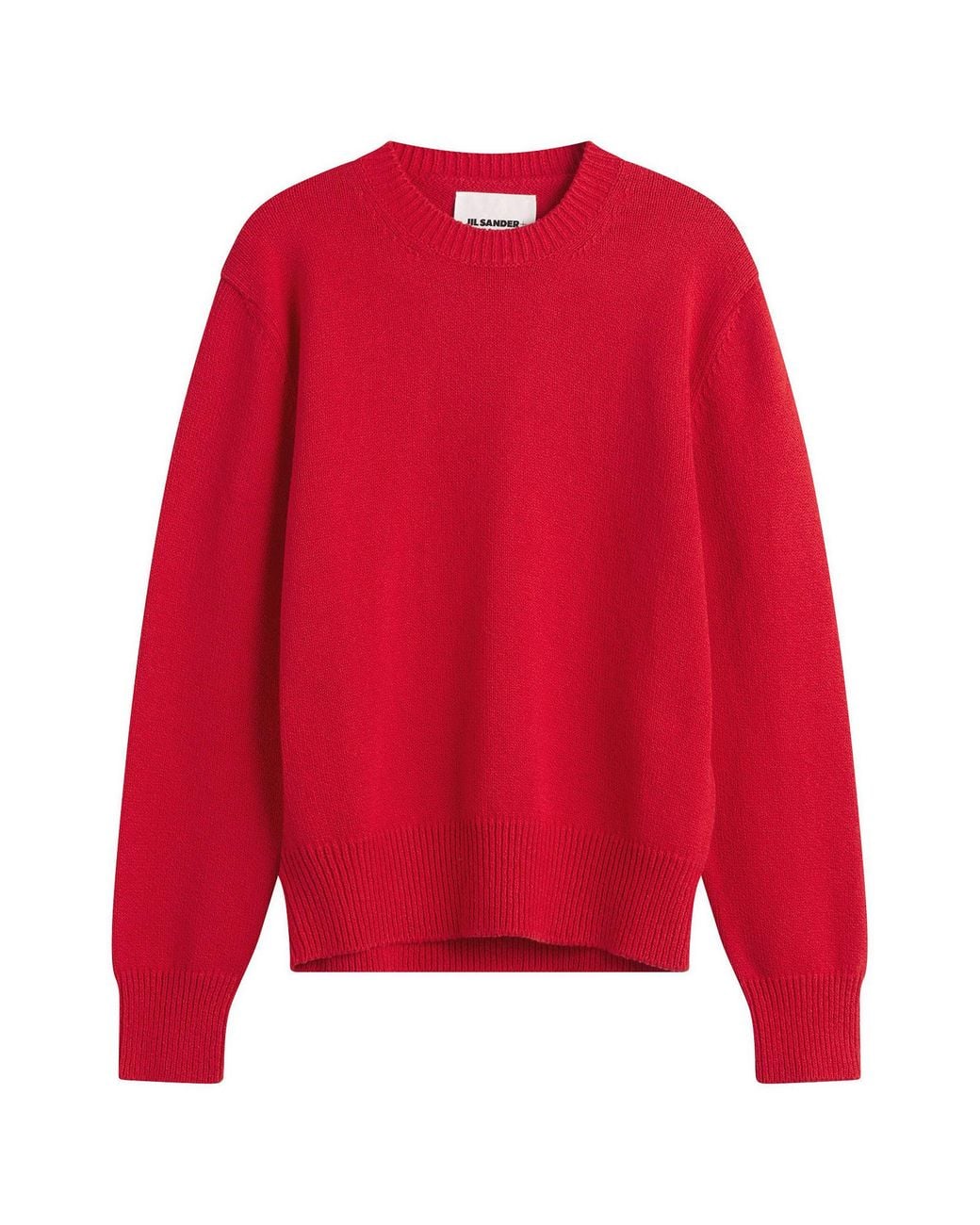 Jil Sander Textured Cotton Crew Neck Jumper for men
