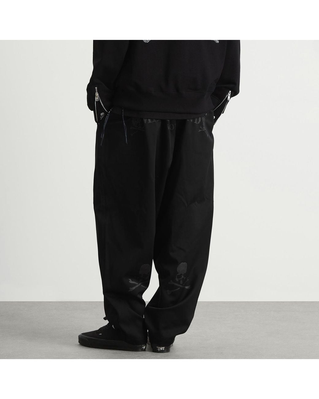 MASTERMIND WORLD Black Wide Easy Pants for men
