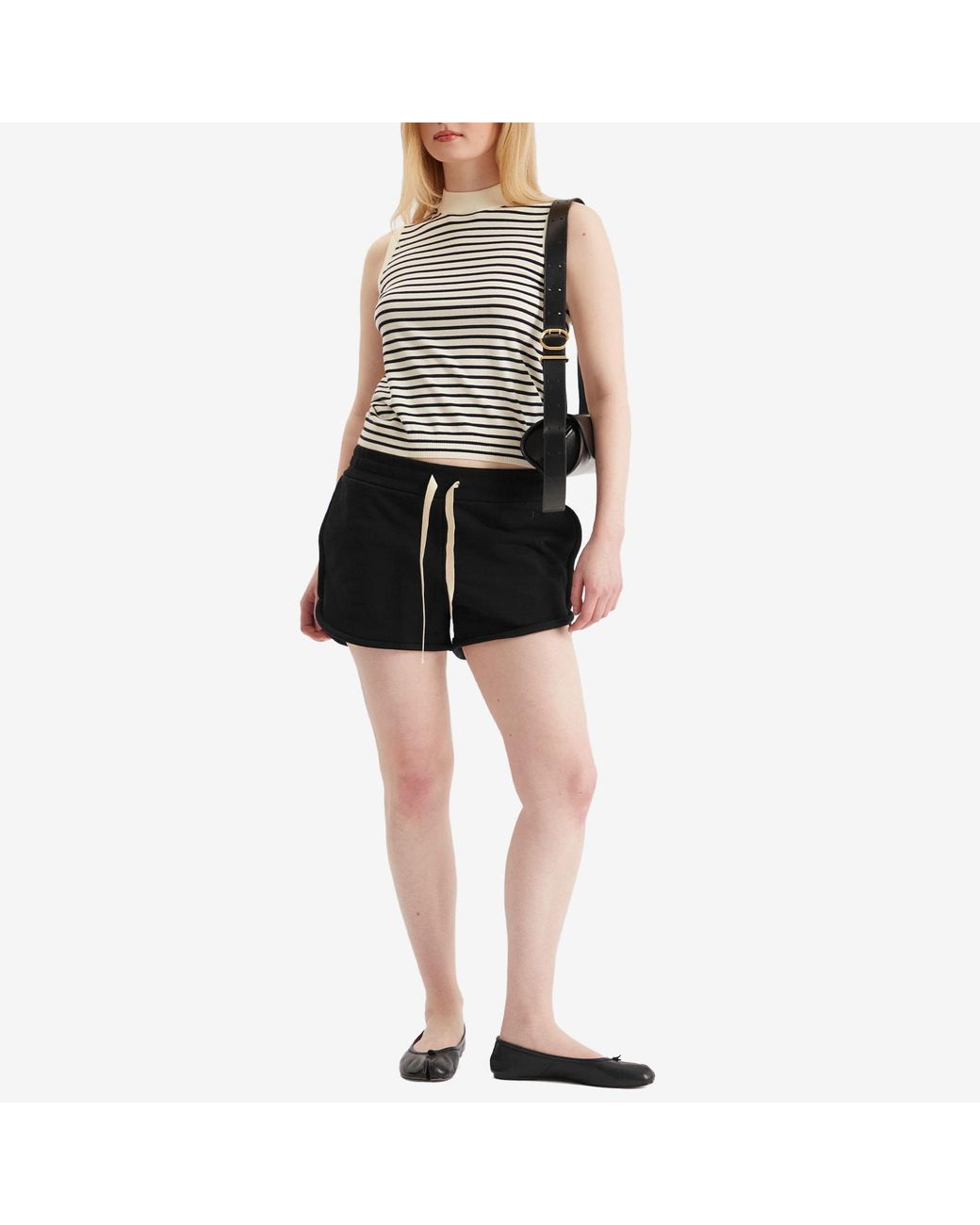 Jil Sander Black Logo Shorts