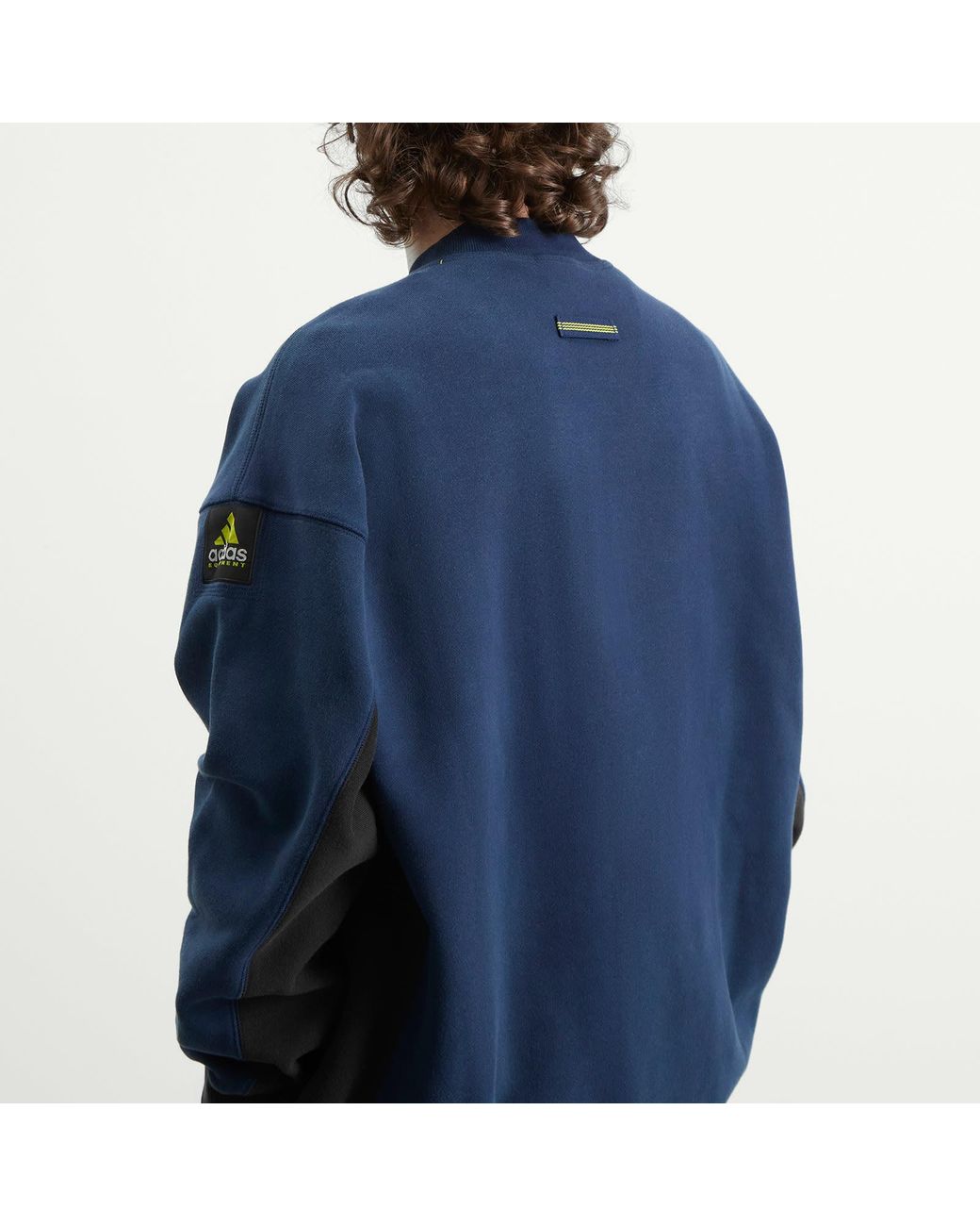 Adidas Blue Eqt Half Zip Top for men