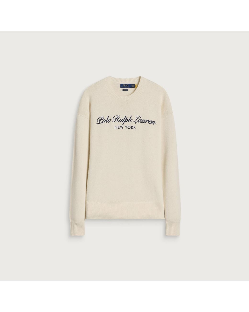 Polo Ralph Lauren Natural Script Logo Jumper for men