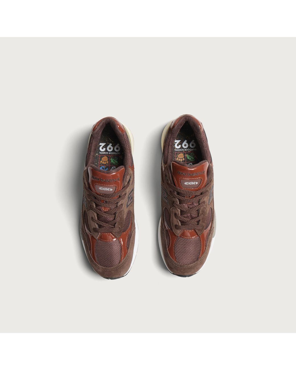 New Balance Brown X Amine 992 Sneakers