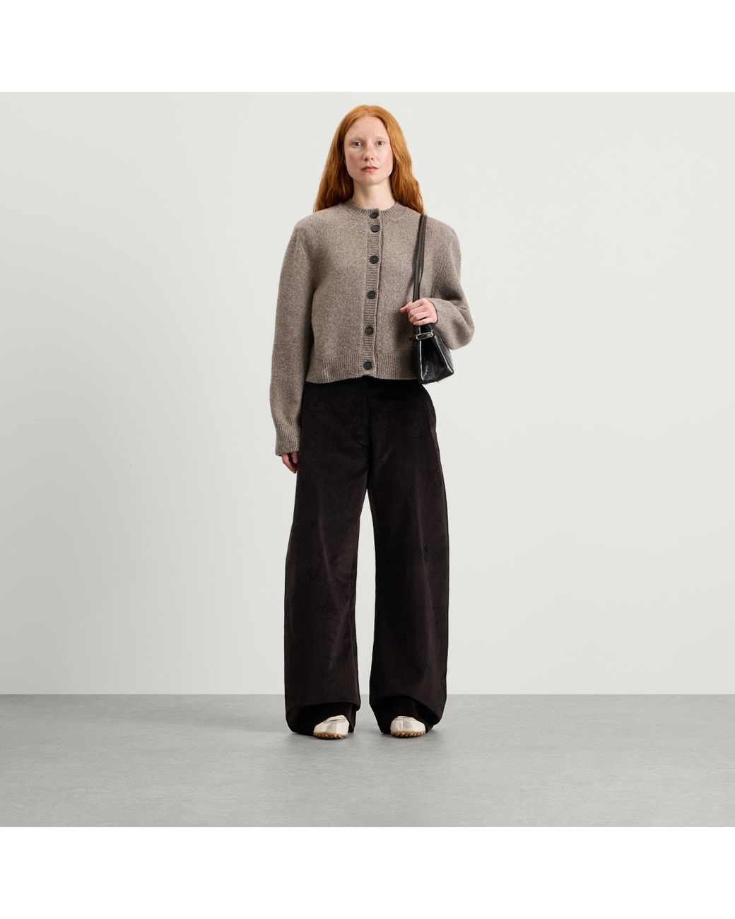 Rohe Brown Statement Mouliné Cardigan