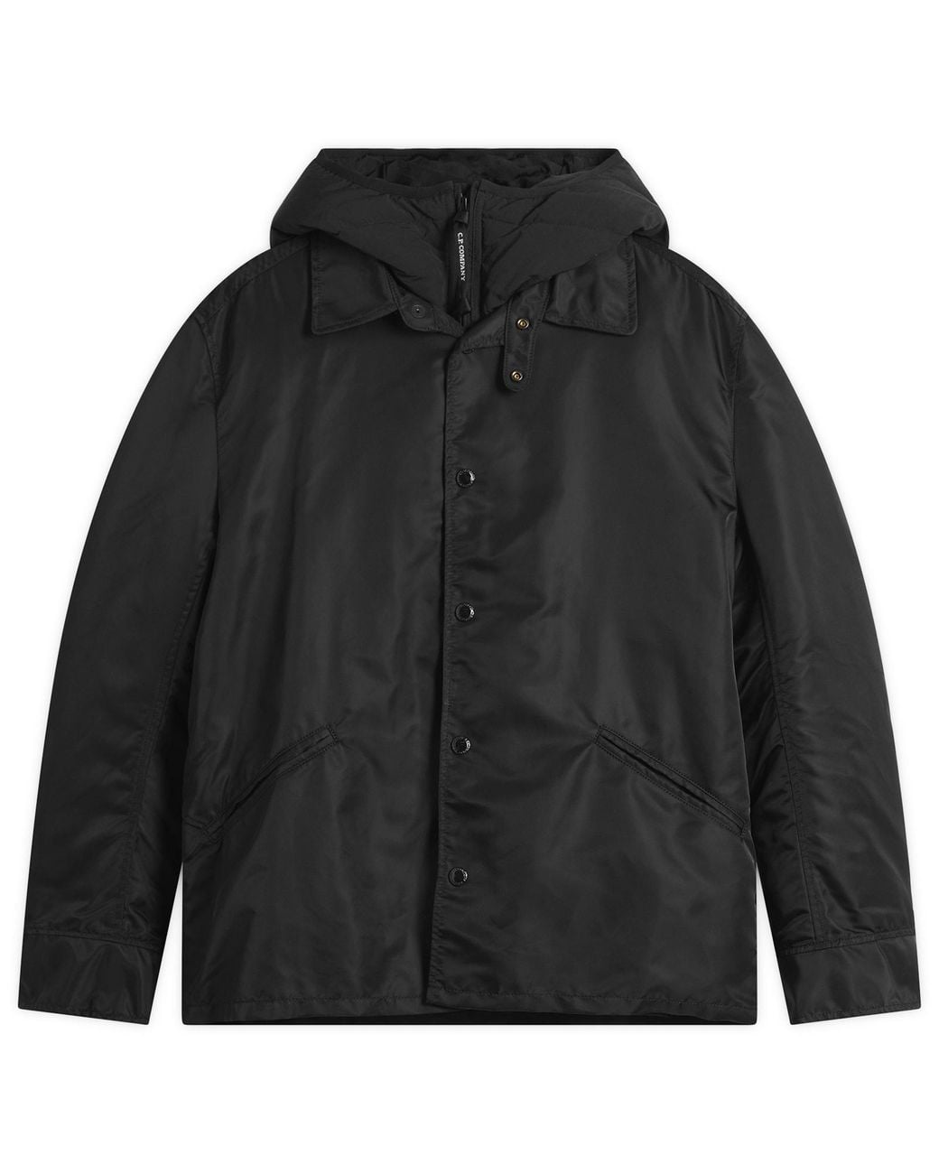 Junya Watanabe Black X C.P. Company Nylon Twill Goggle Jacket for men
