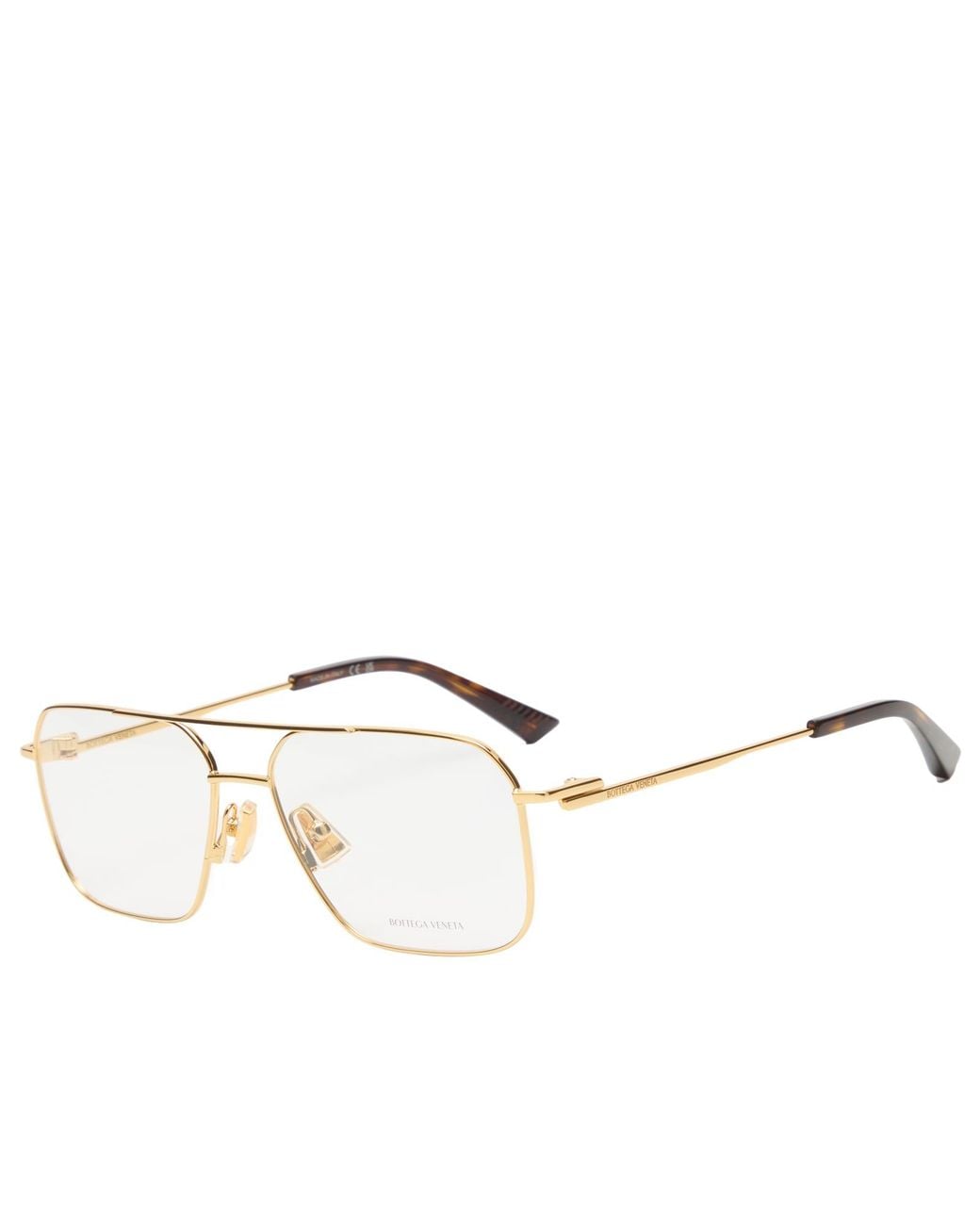 Bottega Veneta Metallic Bottega Veneta Bv1384O Split Optical Glasses for men