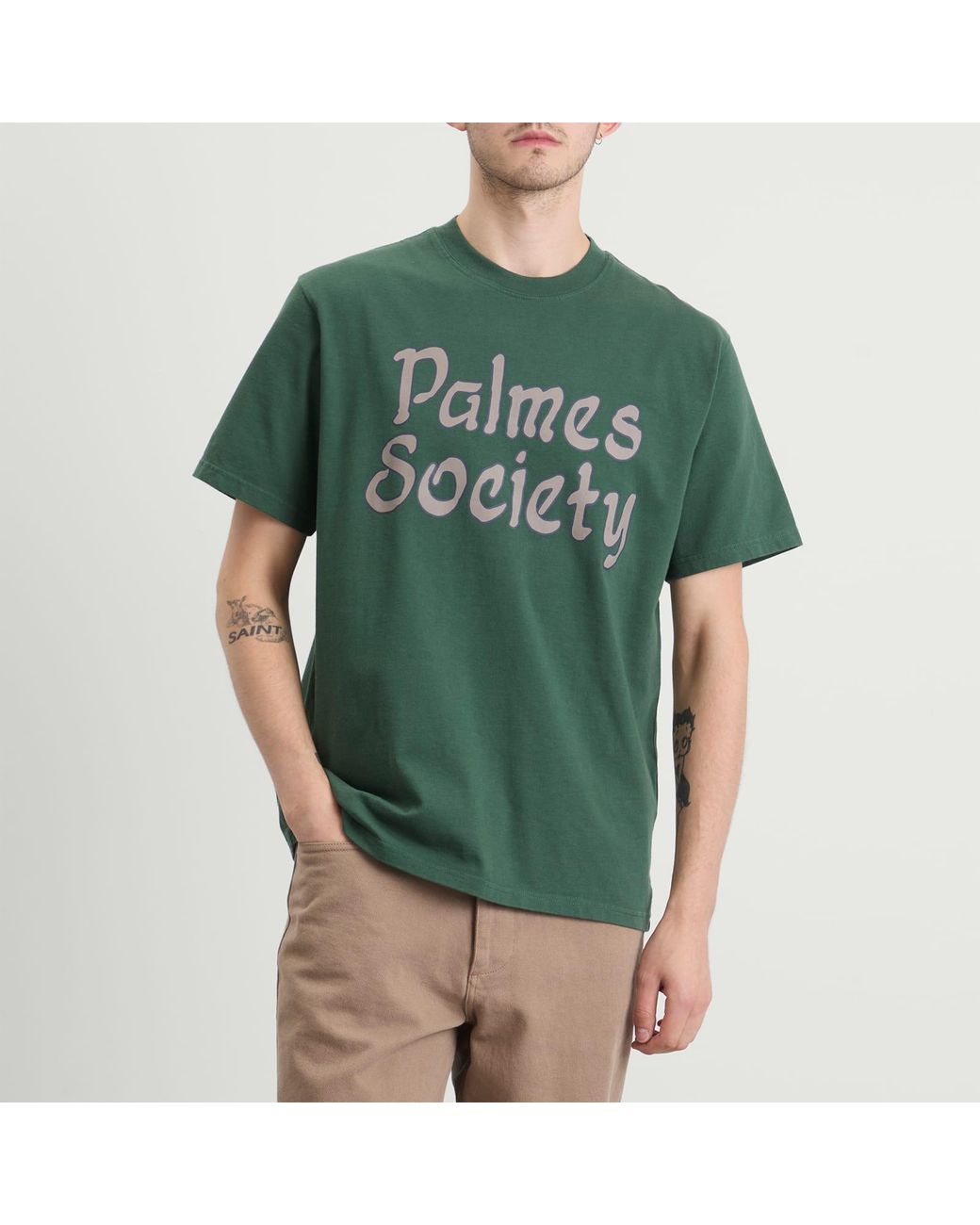 Palmes Green Society T-Shirt for men
