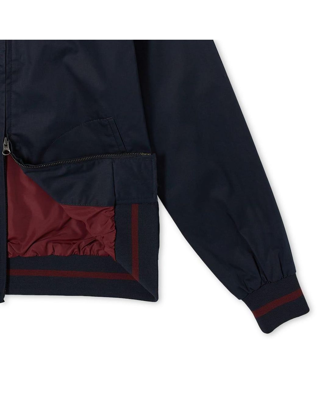 Fred Perry Tennis Bomber Jacket in Blue for Men | Lyst