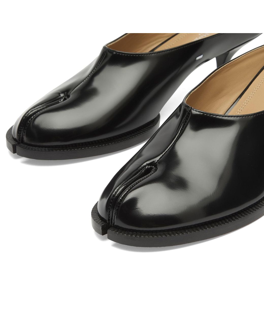 Maison Margiela Black Tabi City Evening Mules