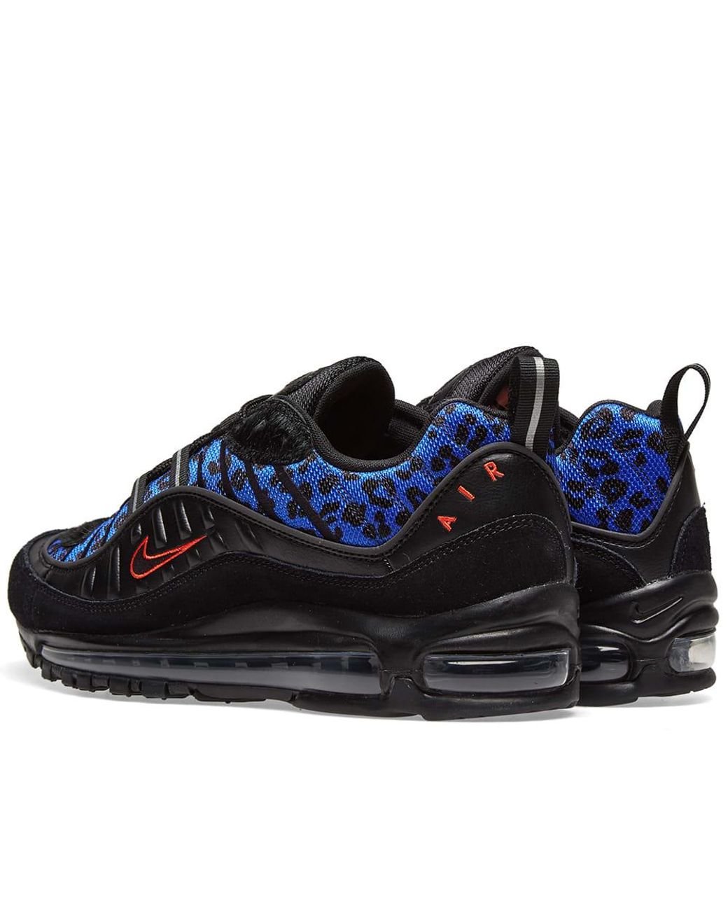 Nike Leather Air Max 98 Premium W 'animal Pack' in Black | Lyst