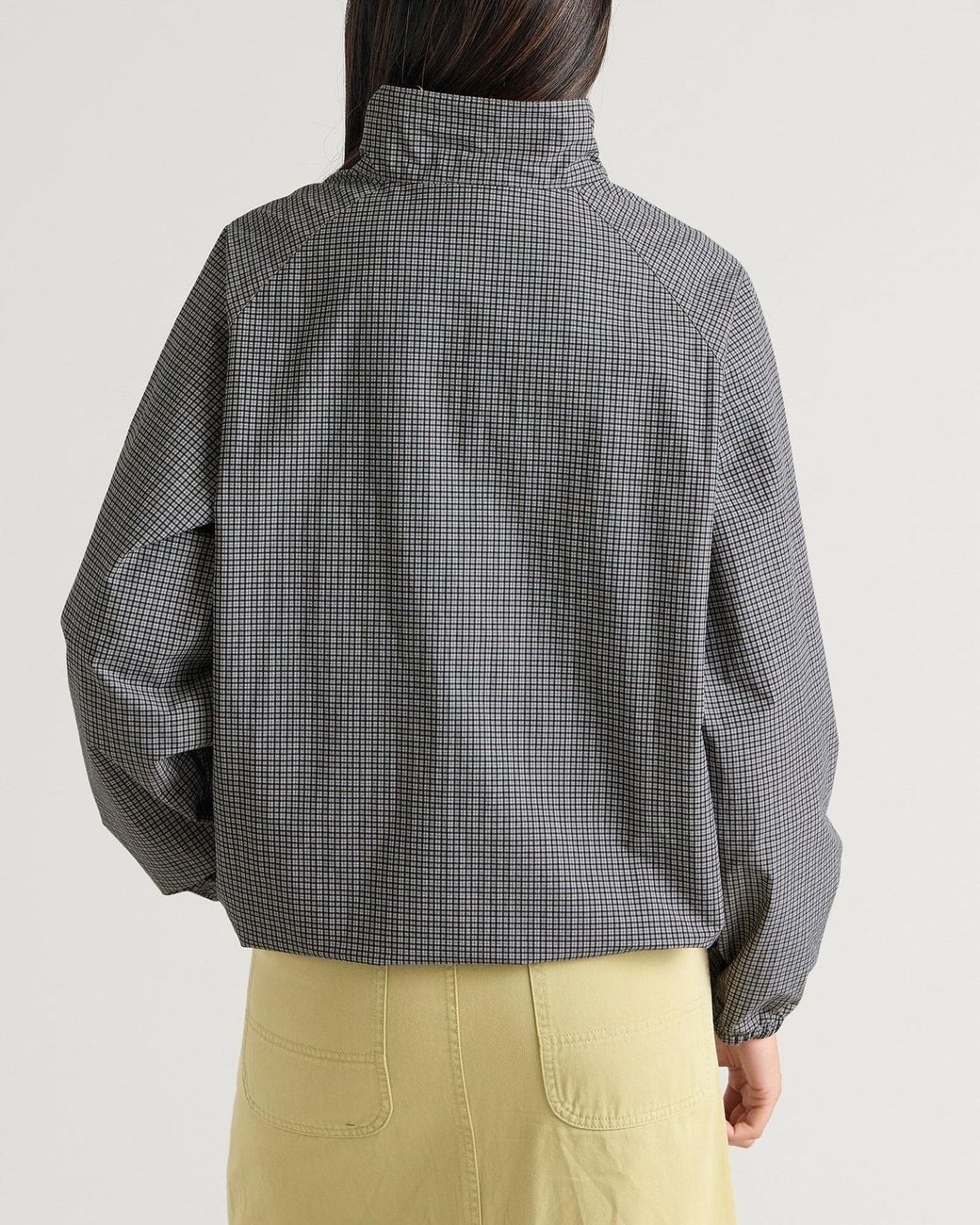 Mini Life Vest Gramicci Mini Check Nylon Jacket in Gray | Lyst