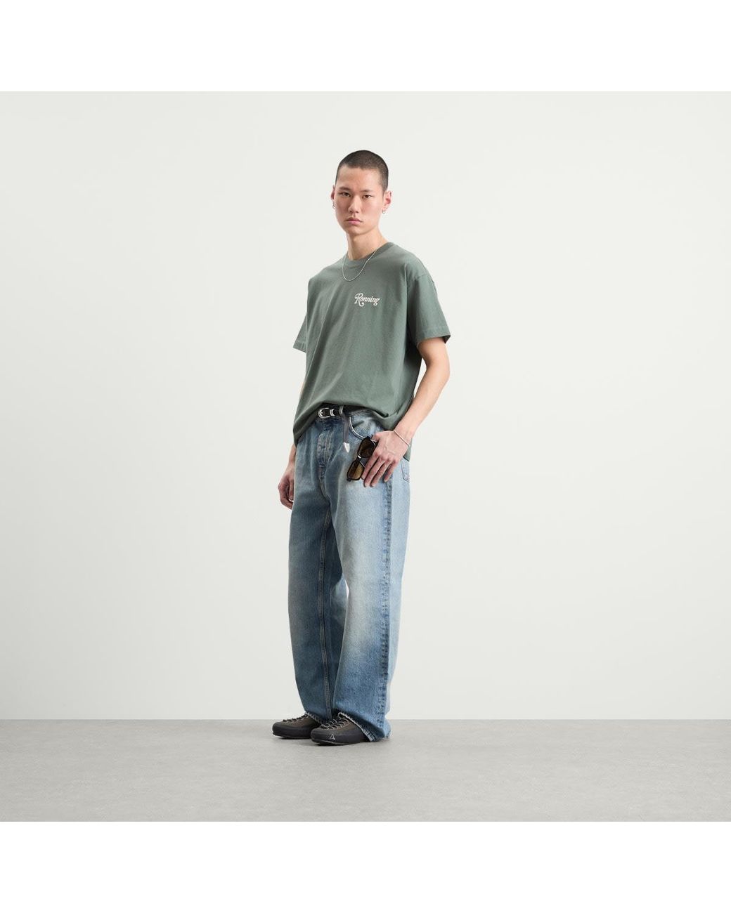 Ronning Gray R Star T-Shirt for men