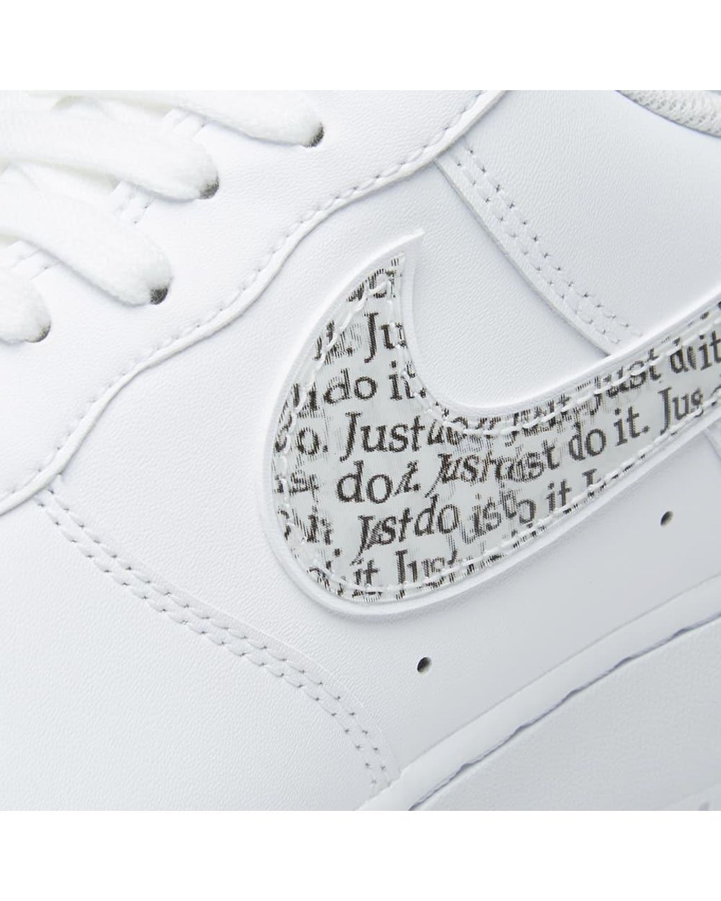 Nike Air Force 1 07 Lv8 Just Do It Sneaker in White for Men Lyst