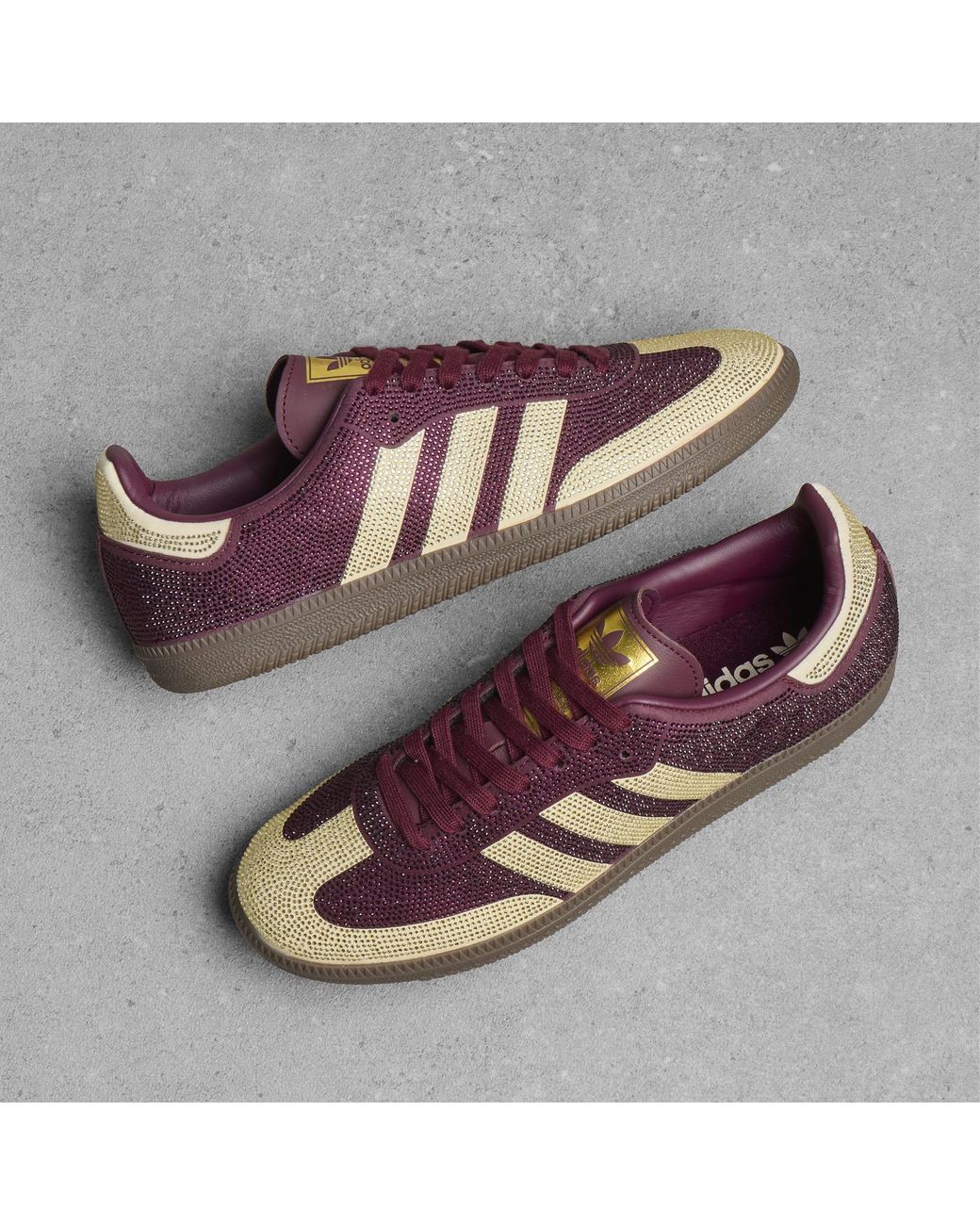 Adidas Brown Samba Og Diamante Sneaker