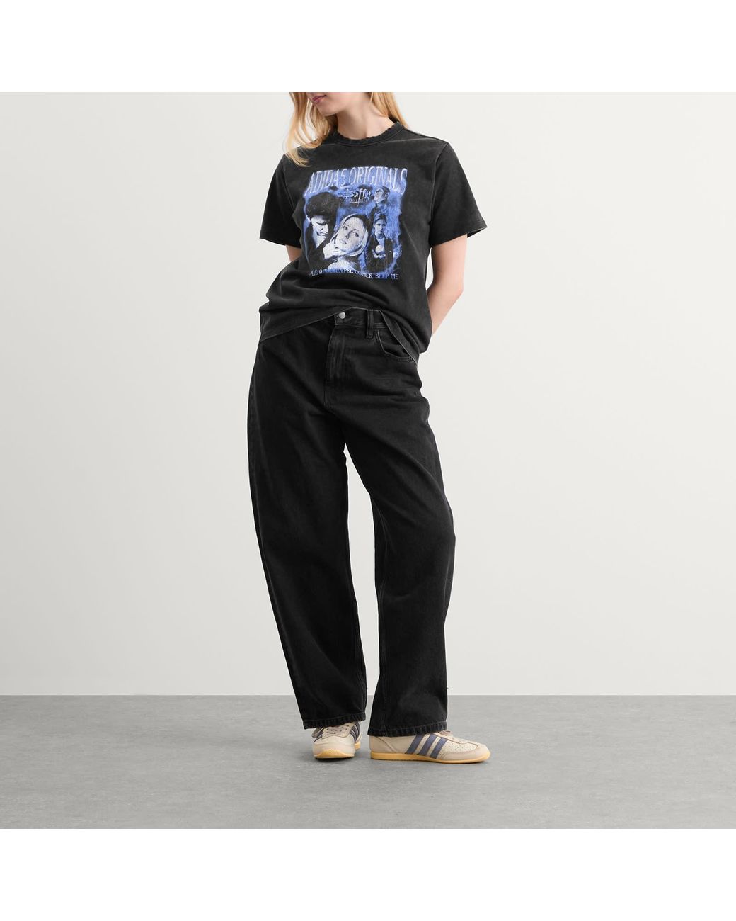 Adidas Black Buffy T-Shirt