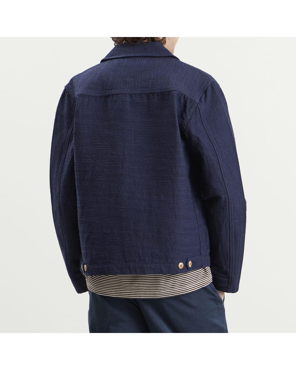 Folk Blue Prism Jacket for men