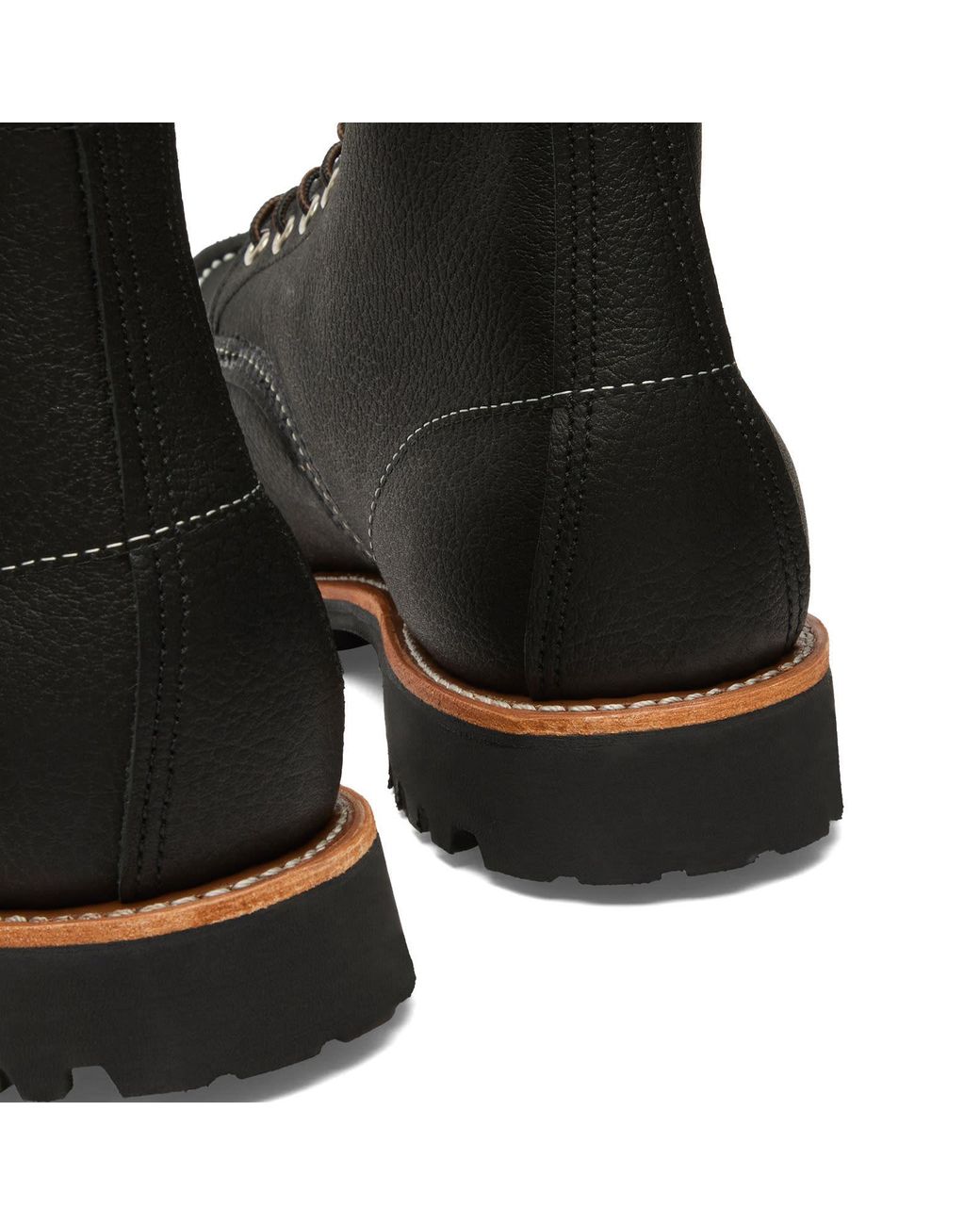 Red Wing Black 8-Inch Roughneck Boot for men