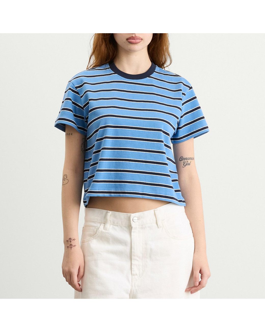 Fruity Booty Blue Jersey Stripe T-Shirt