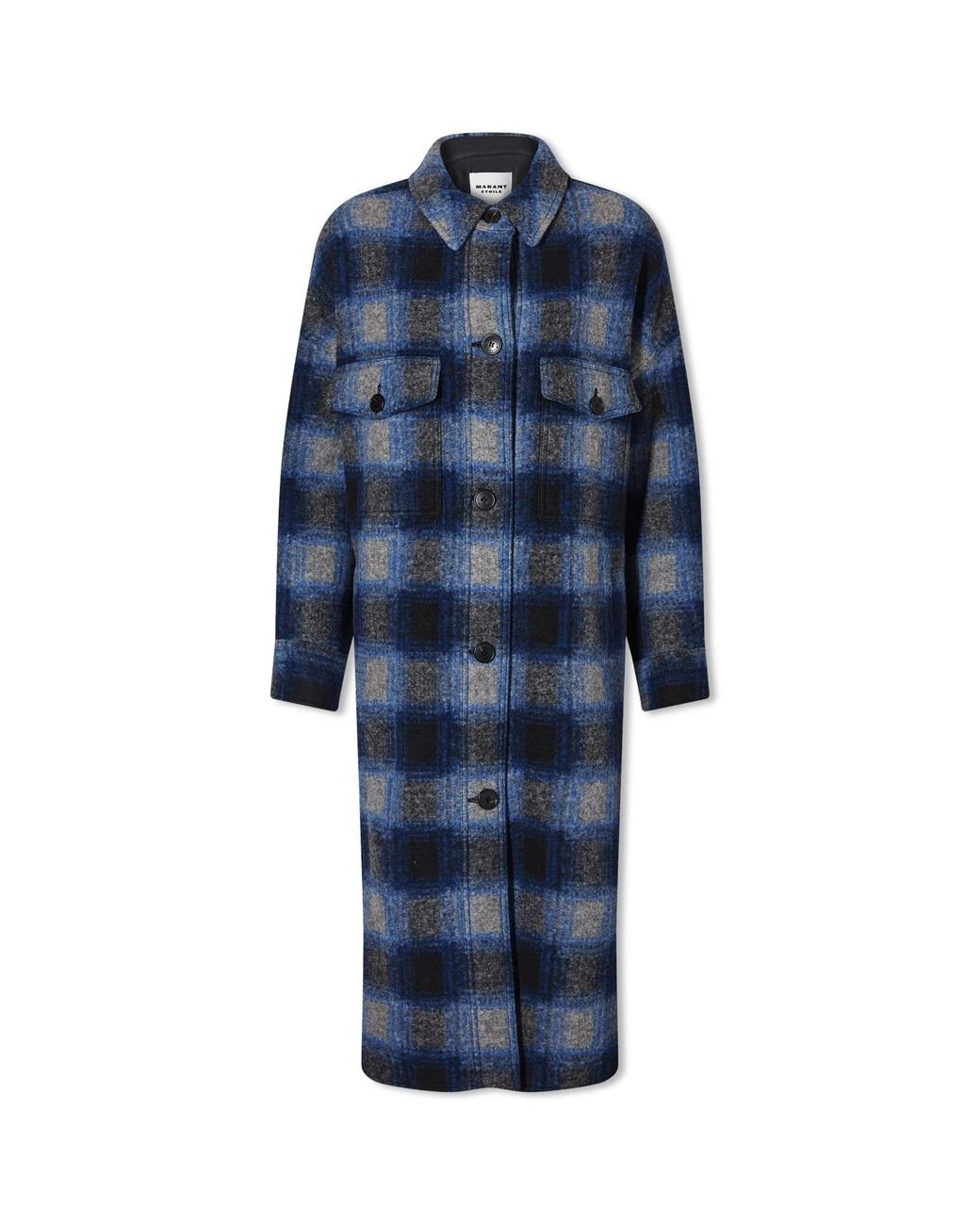 ISABEL MARANT FONTIZI チェックコート ISABEL MARANT Fontizi チェック コート | ニュートラル