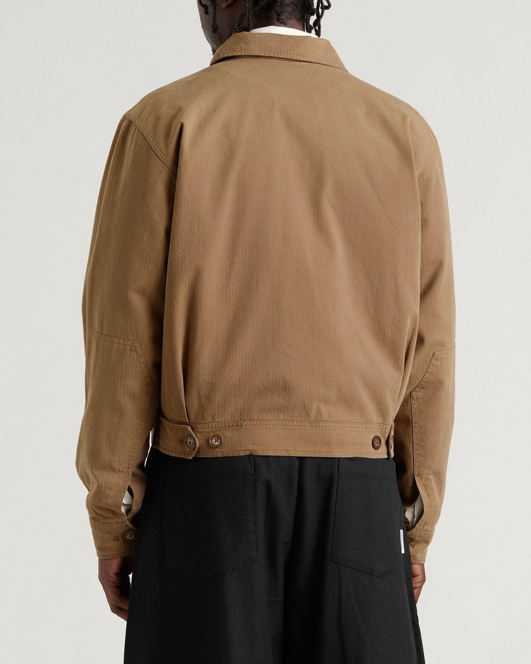 Carter Young Natural Herringbone Andover Jacket for men