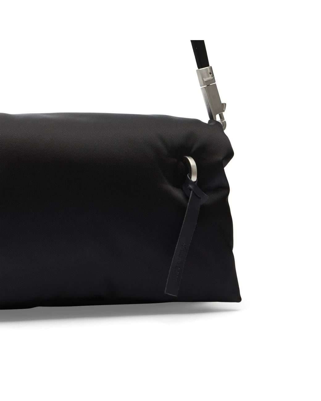 Rick Owens Black Shoulder Pillow Griffon Bag