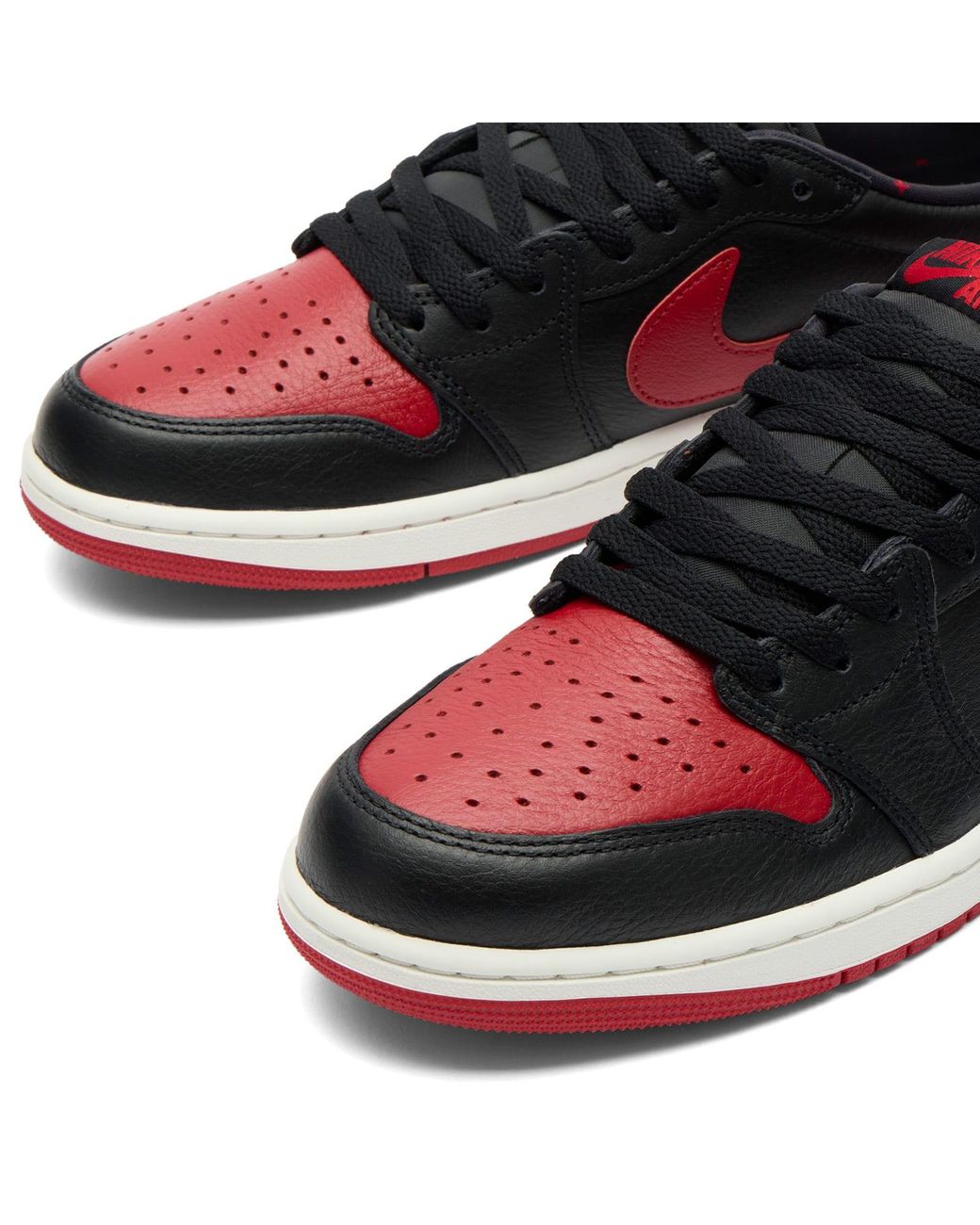 Nike Red 1 Retro Low Og Sneaker for men