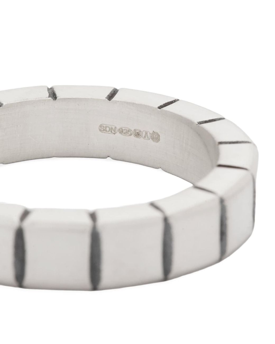 Serge Denimes Metallic Box Ring for men