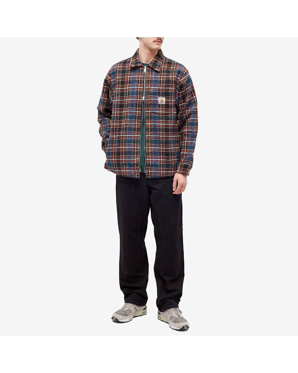 Carhartt Stroy Zip Shirt Jacket in Blue for Men | Lyst Canada