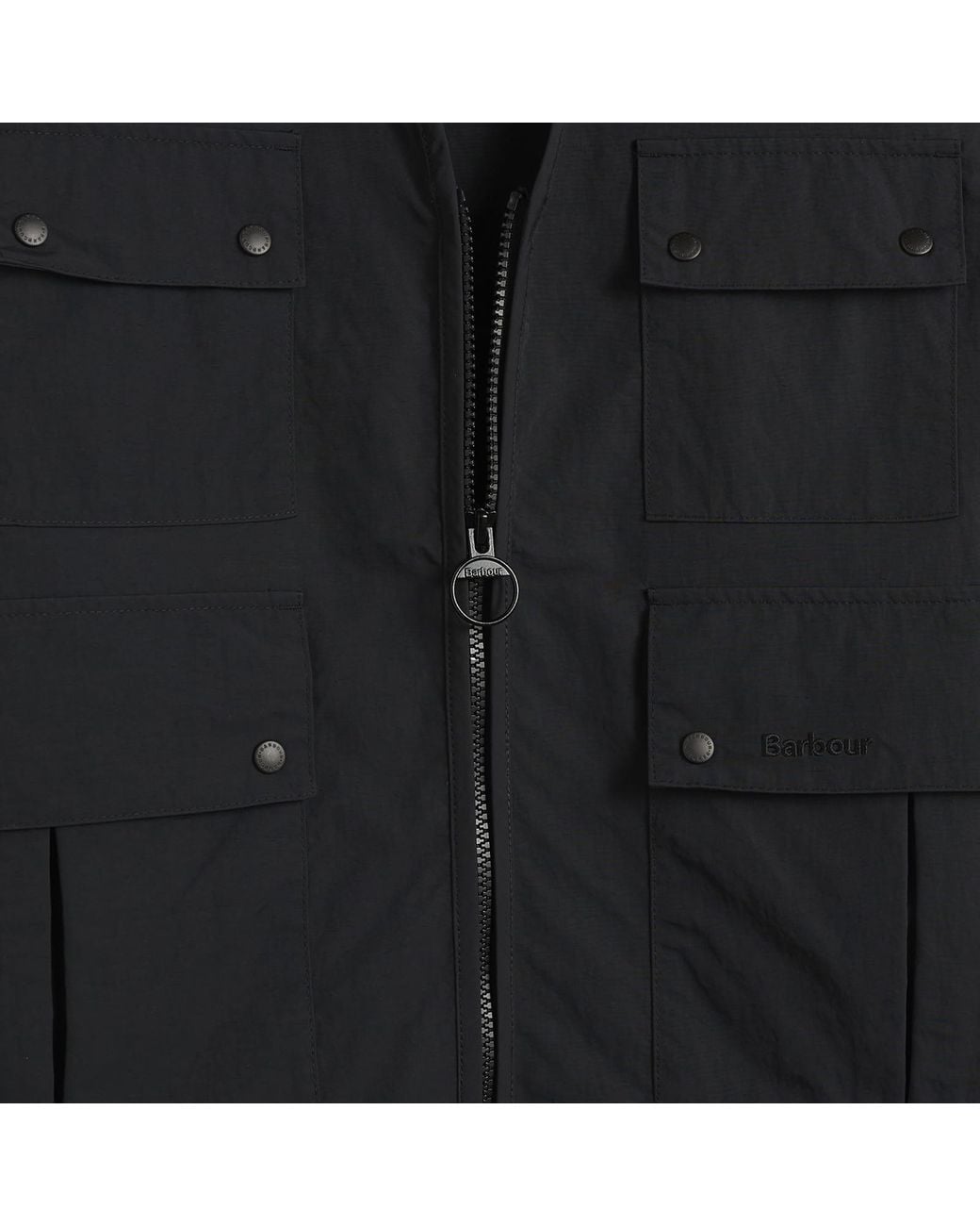 Barbour Black Fly Fishing Vest for men
