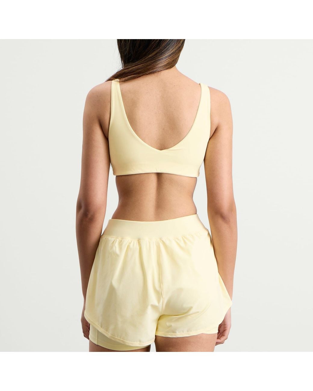 Tala Natural Skinluxe Contrast Piping Sports Bra