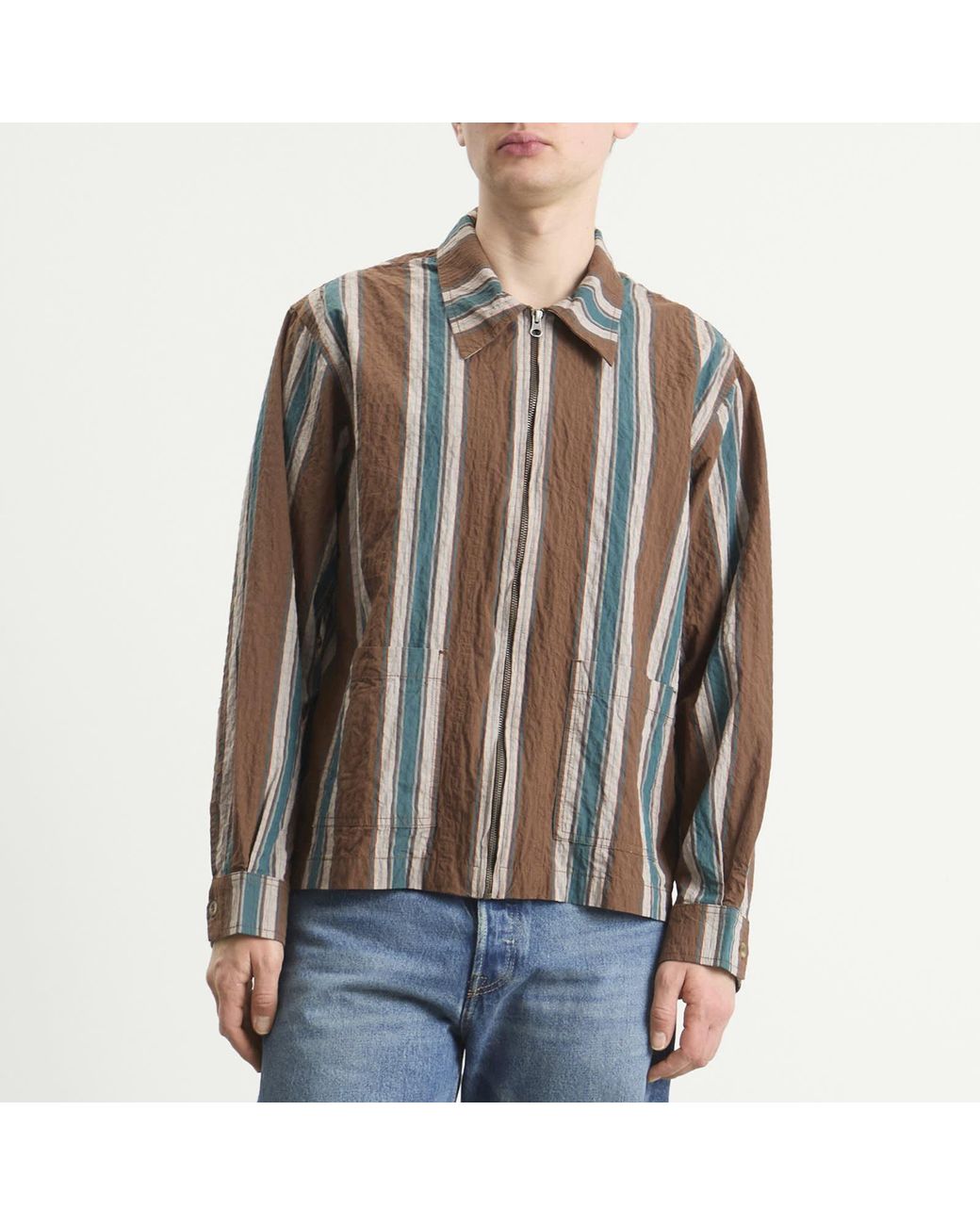 ACMH by Magic Castles Brown Deja Vu Overshirt for men