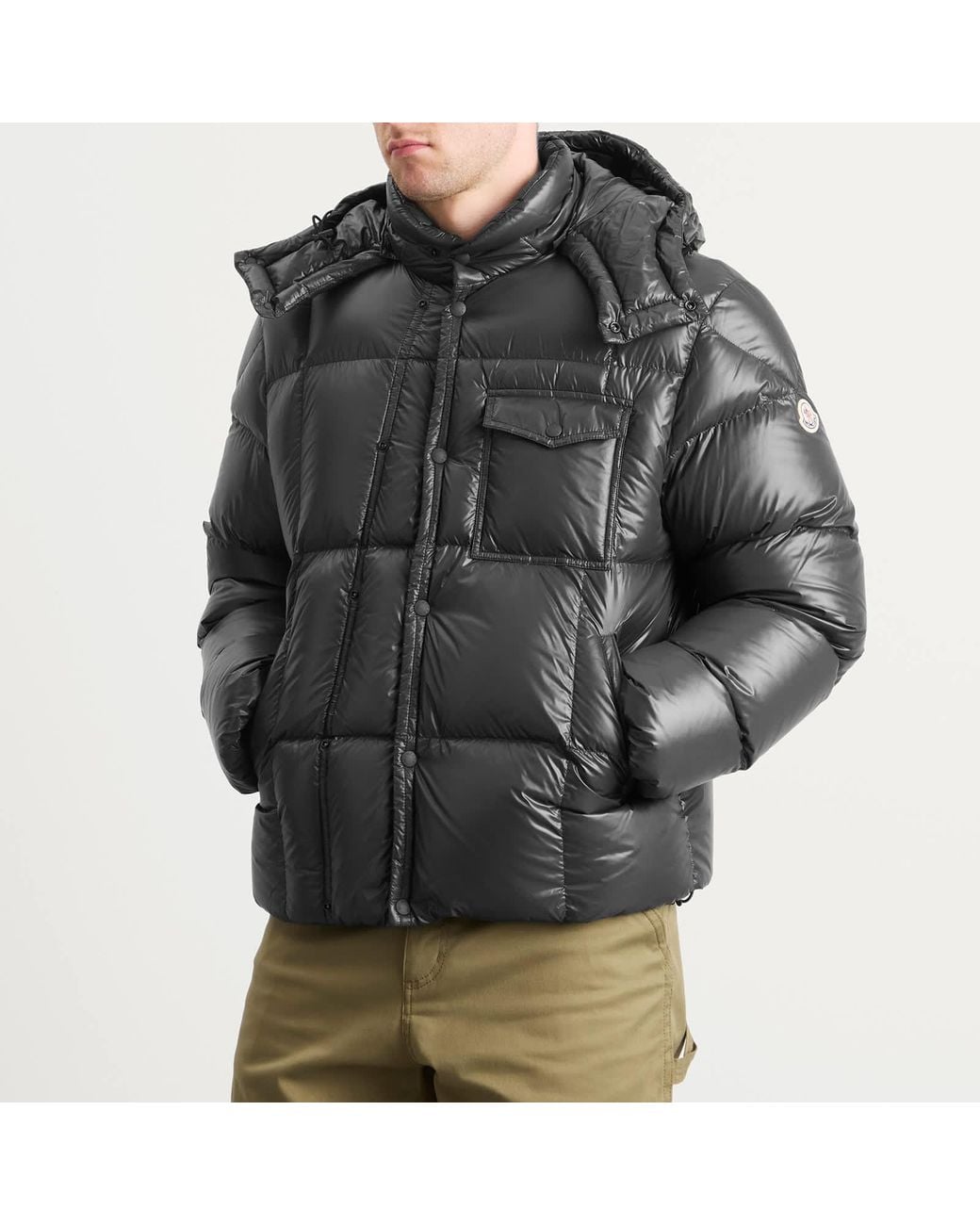 Moncler Black Serfanto Jacket for men