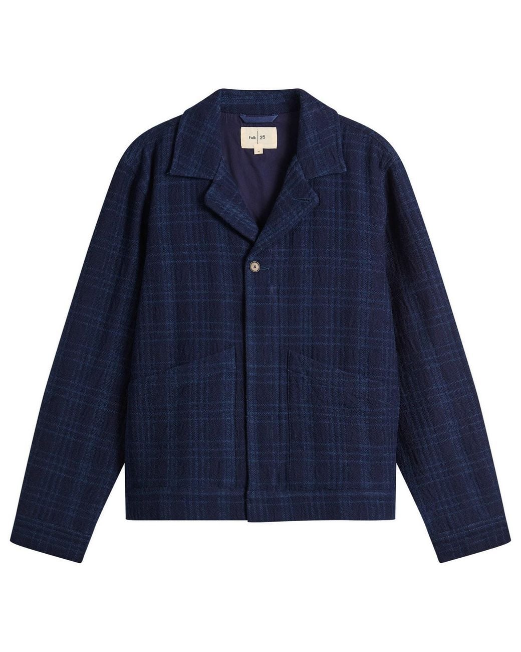 Folk Blue Chain Jacket for men