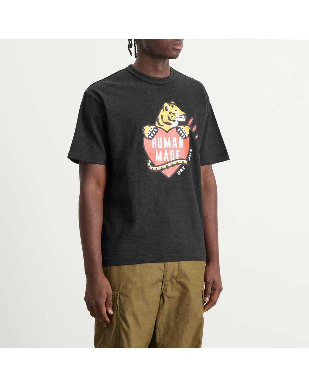 HUMAN MADE Tシャツ DRYALLS タイガーロゴ ブラック　ハート Human Made Tiger Heart T-Shirt in Black for Men | Lyst