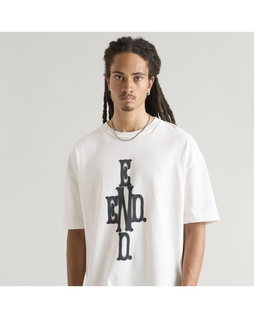 END. White Cross T-Shirt