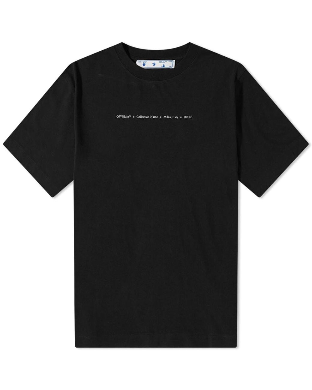 Off-White c/o Virgil Abloh Cotton Marker Over Skate T-shirt in Black for  Men | Lyst UK