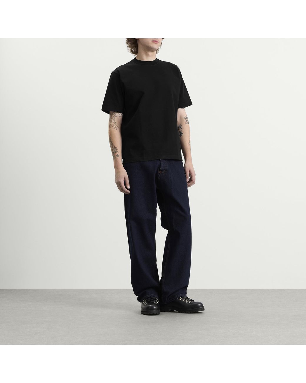 Lady White Co. Black Rugby T-Shirt for men
