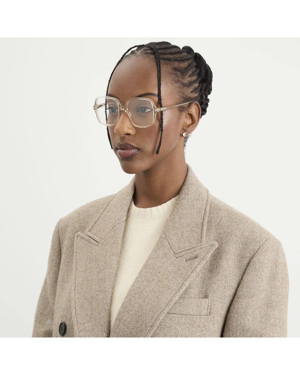 Gucci White Gg1994O Optical Glasses