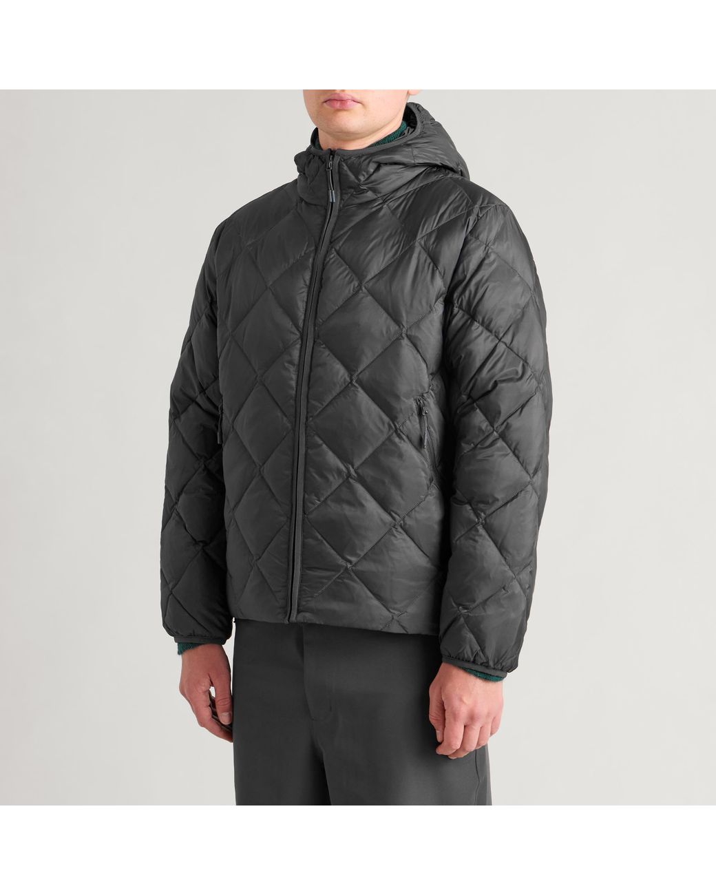 Hiking Patrol Black Base Lt Down Hooded Jacket for men