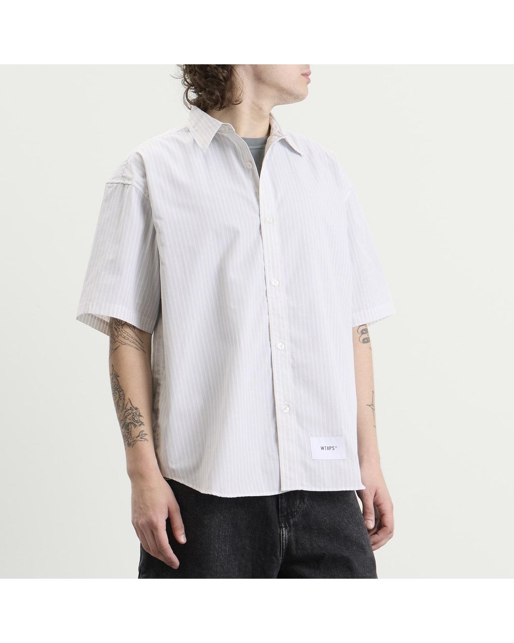 (w)taps White Txt 02 Ss for men