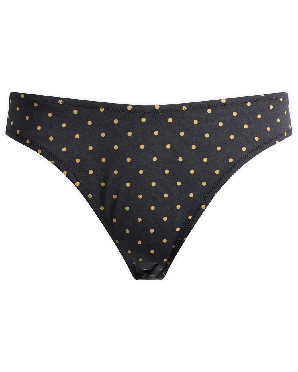 Fruity Booty Black Celine Polka Bikini Bottoms