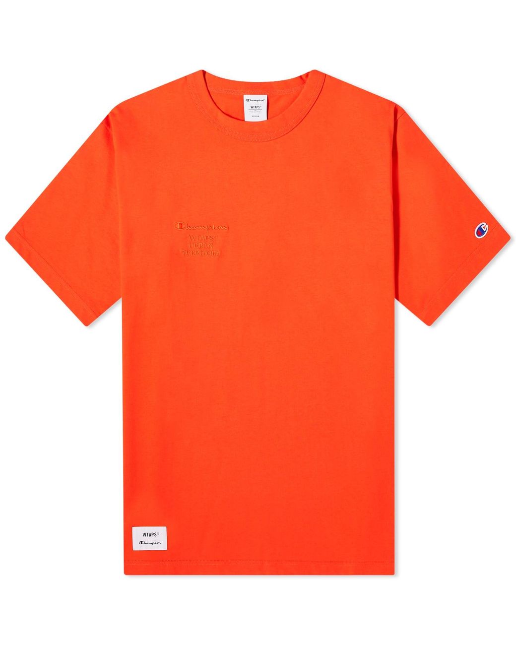 champion-Orange-X-Wtaps-T- champion-Orange-X-Wtaps-T-