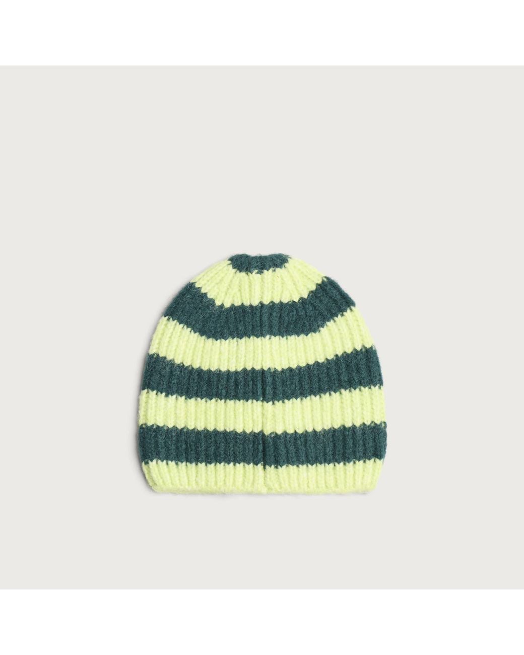 Damson Madder Green Beanie