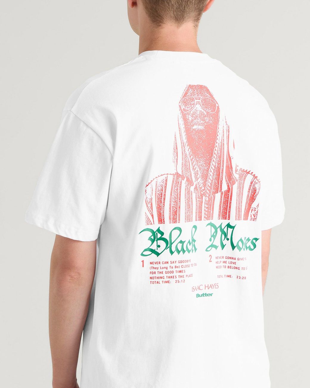 Butter Goods White Moses T-Shirt for men
