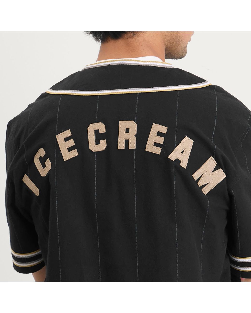 ICECREAM Ic Baseball Jersey in Black for Men | Lyst