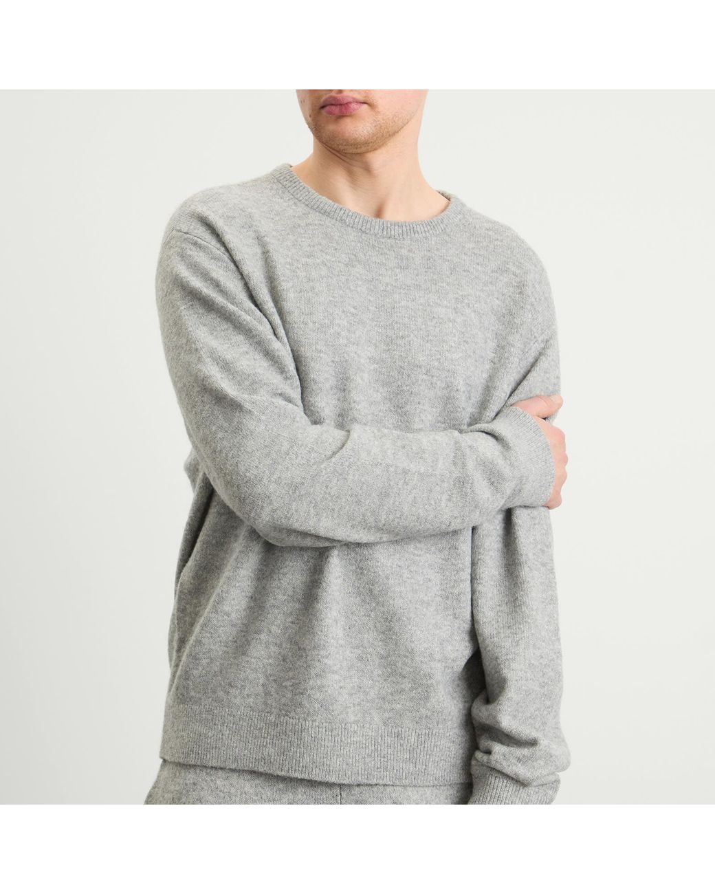Calvin Klein Gray Lounge Long Sleeve Sweatshirt for men