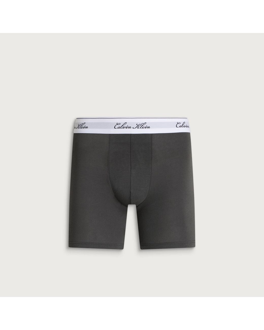 Calvin Klein Gray Icon Script Boxer Brief for men