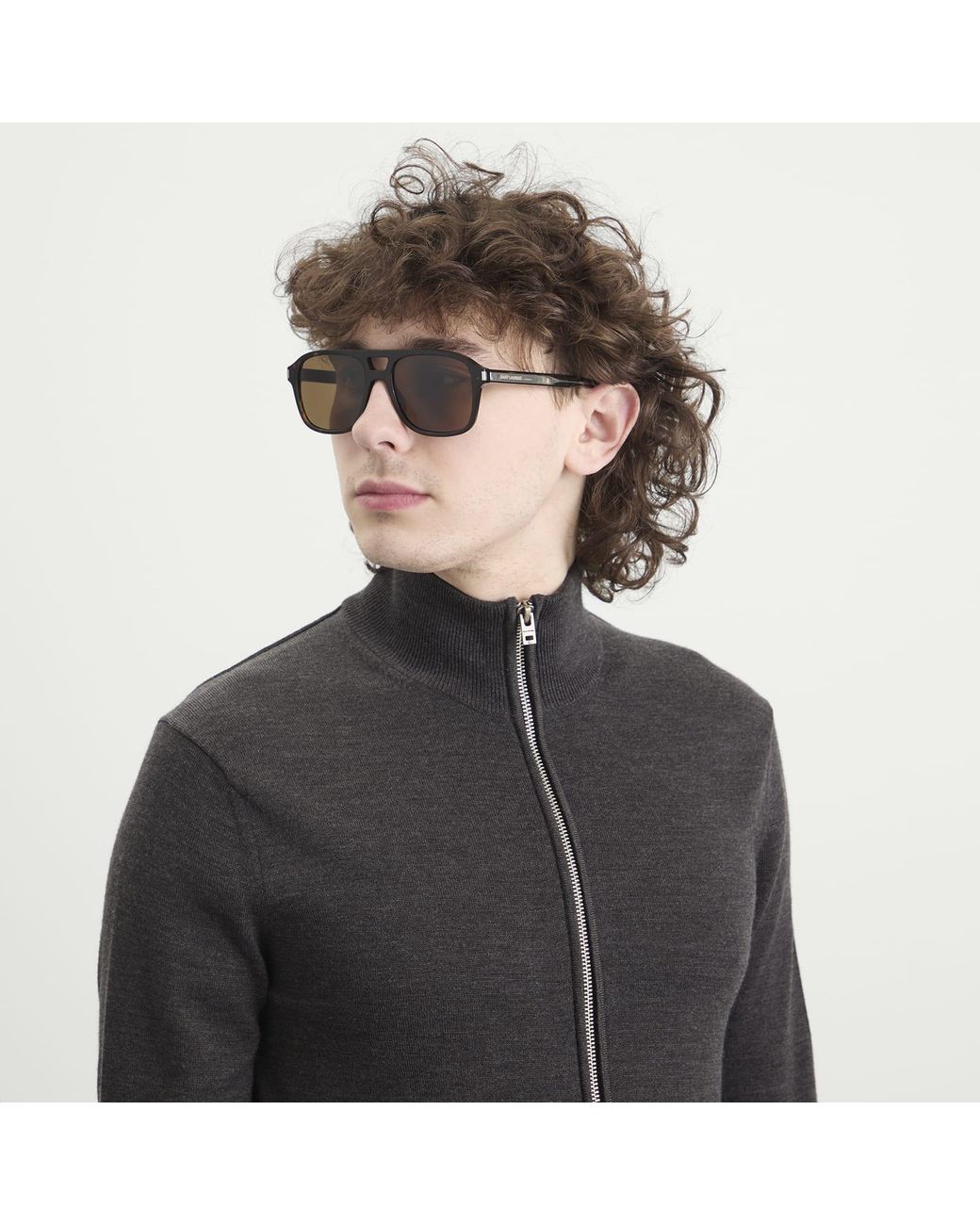 Saint Laurent Gray Saint Laurent Sl 881 Sunglasses