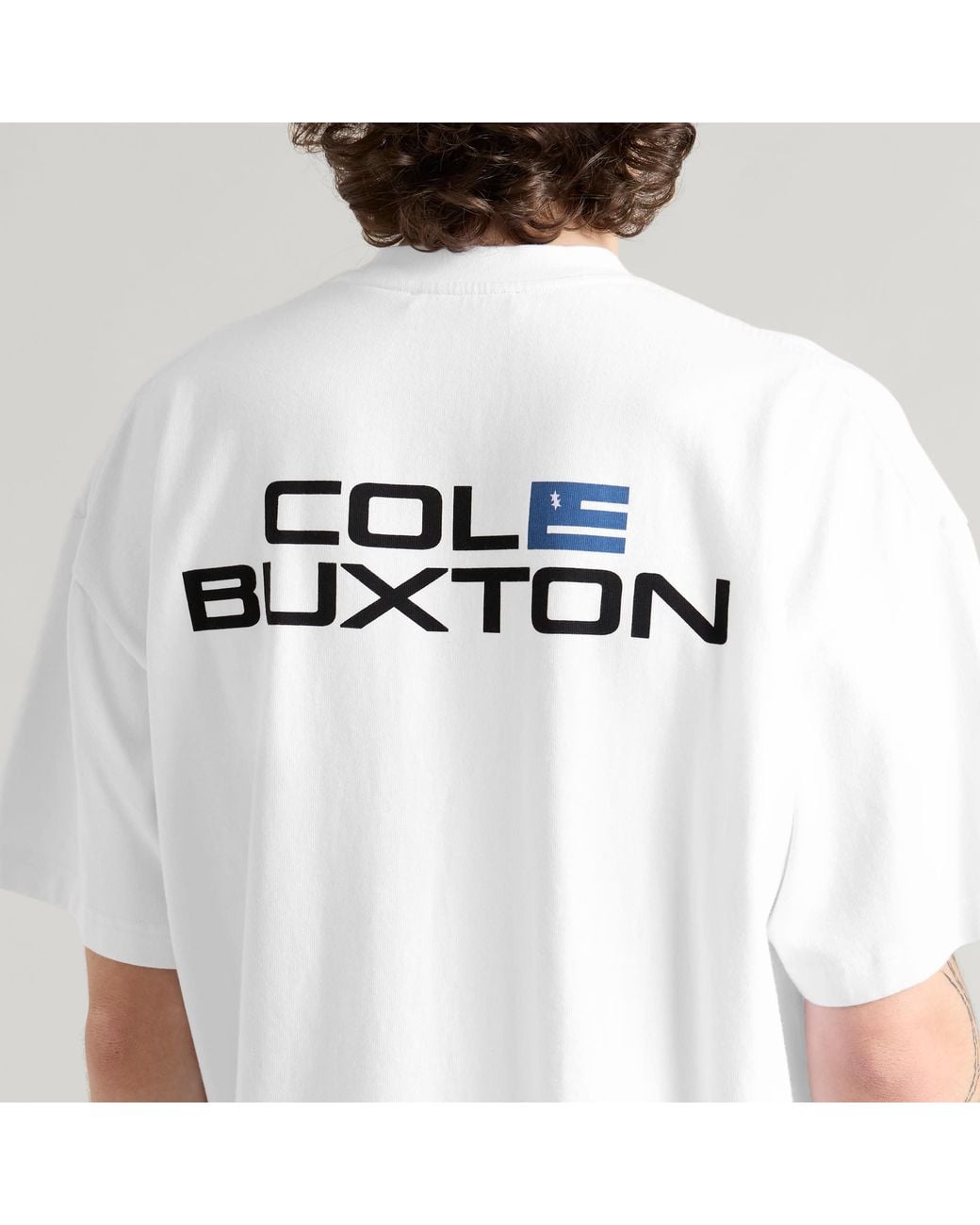 Cole Buxton White Cole Flag T-Shirt for men