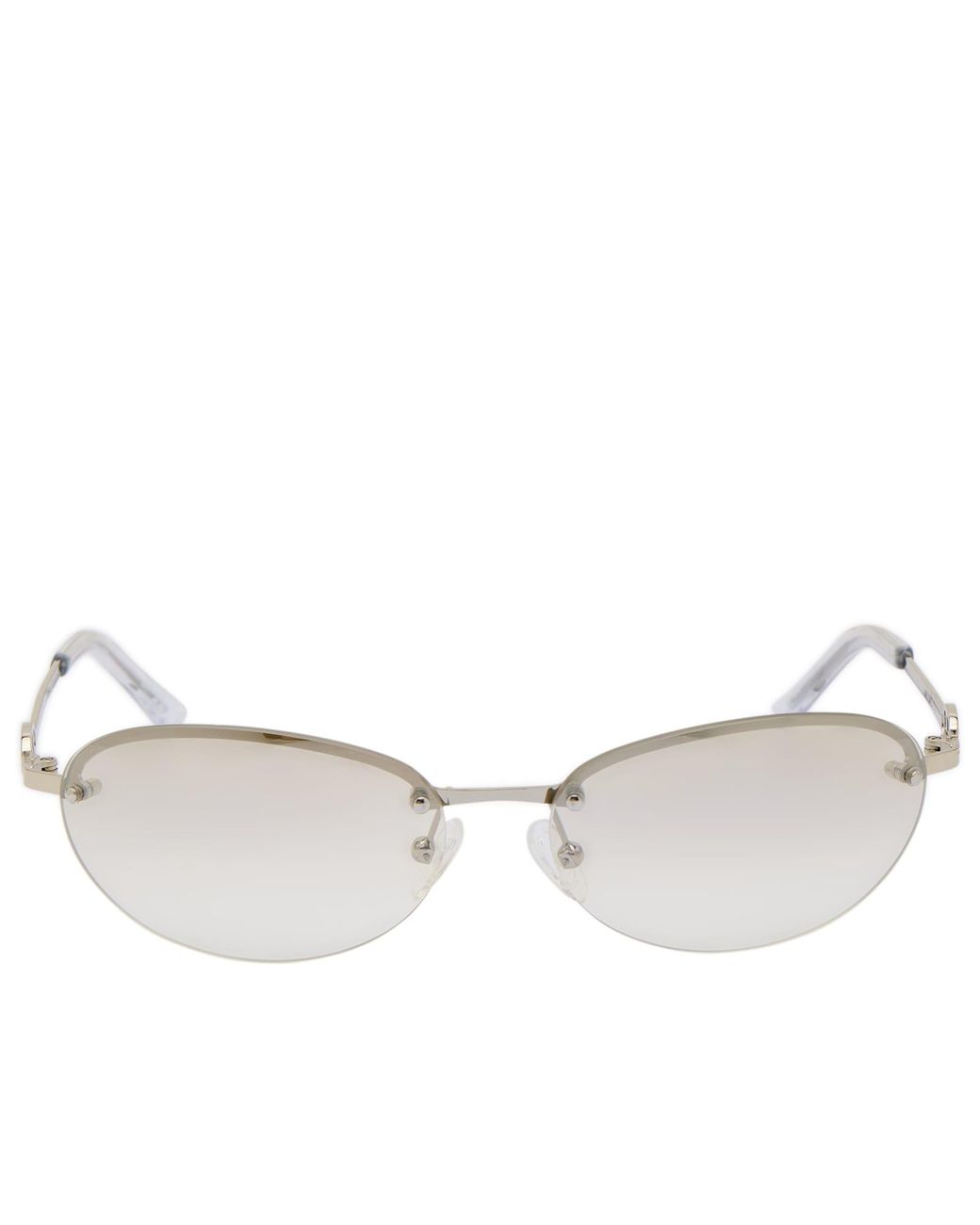 Le Specs Metallic Slinky Sunglasses