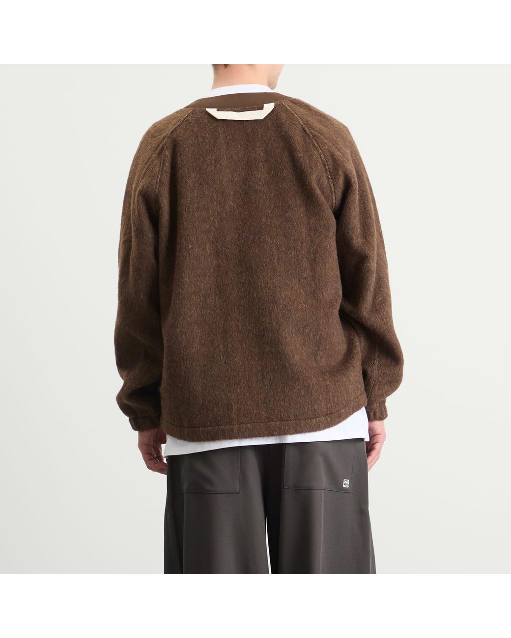 Merely Made Brown Berkut Cardigan for men